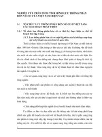 NGHIÊN CỨU PHÂN TÍCH TÌNH HÌNH LƯU THÔNG PHÂN BÓN VÔ CƠ CỦA VIỆT NAM HIỆN NAY