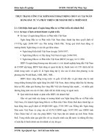 THỰC TRẠNG CÔNG TÁC KIỂM SOÁT HOẠT ĐỘNG CHO VAY TẠI NGÂN HÀNG ĐẦU TƯ VÀ PHÁT TRIỂN CHI NHÁNH THỪA THIÊN HUẾ