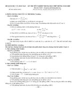 Đề thi thử TNTHPT năm 2010