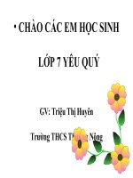 Bai 25: TG rộng lớn và đa dạng
