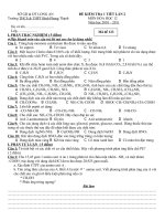 de kim tra 1 tiet hoa 12 làn 2