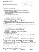 Đề và đáp án Tin 11(New)