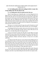 MỘT SỐ ĐỀ XUẤT NHẰM HOÀN THIỆN CHIẾN LƯỢC MARKETING Ở KHÁCH SẠN ATS