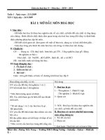 GIÁO ÁN HÓA 8 NĂM 2010