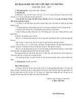 kế hoạch thi viết chữ đẹp năm học 2010-2011