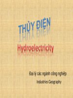 thủy điện - kinh te dai cuong