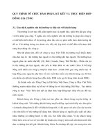 QUY TRÌNH TỔ CHỨC ĐÀM PHÁN, KÝ KẾT VÀ THỰC HIỆN HỢP ĐỒNG GIA CÔNG