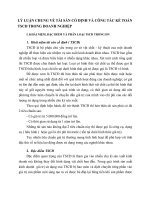 LÝ LUẬN CHUNG VỀ TÀI SẢN CỐ ĐỊNH VÀ CÔNG TÁC KẾ TOÁN TSCĐ TRONG DOANH NGHIỆP