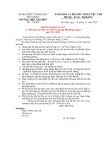 Thông báo kết luận họp hdsp 11-11-2010