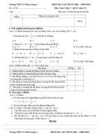 MT-Đ/A-ĐỀ KT ĐẠI 9 TUẦN 15