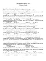 ÔN THI HỌC KÌ 1 HỮU CƠ