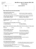 đè kiểm tra học kỳ 1 hay