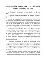 THỰC TRẠNG CÔNG TÁC QUẢN LÝ VẬT TƯ KỸ THUẬT Ở NHÀ MÁY DỆT CÔNG TY DỆT NAM ĐỊNH