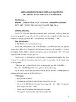 Kế hoach phát triển Trường THCS An Lâm giai đoạn 2010 - 2015