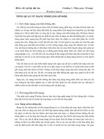 TỔNG QUAN VỀ MẠNG WIRELESS SENSOR