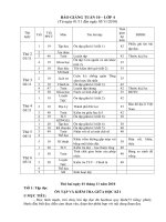 Giáo án 4 - Tuần 10 - Theo chuẩn KTKN