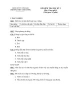 Công nghệ 8 - HK1 - 2010