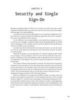 Security and Single Sign-On