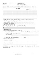 4 đề HK 1 Âm nhạc 8