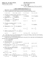 Gián án Đề thi HK I_08-09_Toán 8 có đáp án