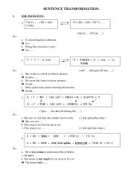 sentence transformation 15