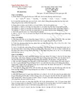 Bài soạn De thi  Dap an HSG Hoa 9 Thanh Hoa 0910