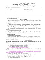 Đề  KT Tiếng Việt cuối kì I 2010