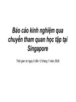 Tài liệu Báo cáo Singapore- Loan Quảng Ninh