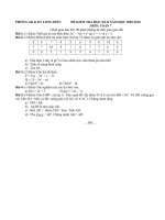 Tài liệu Đế KSCL Toán 7 HKII 2009-2010