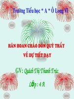 Tài liệu không khí bị ô nhiễm - Khoa học lớp 4