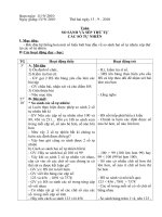 Gián án Giáo án L4 đầy đủ-T4