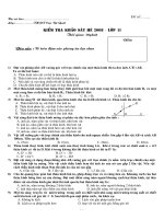 Gián án kiểm tra phan Quang học