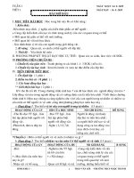 Bài giảng GIÁO ÁN SINH HỌC 8 HKI