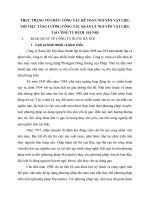 THỰC TRẠNG TỔ CHỨC CÔNG TÁC KẾ TOÁN NGUYÊN VẬT LIỆU VỚI VIỆC TĂNG CƯỜNG CÔNG TÁC QUẢN LÝ NGUYÊN VẬT LIỆU TẠI CÔNG TY RƯỢU HÀ NỘI