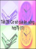 Bài giảng TIẾT 39 (BÀI 15 T1)