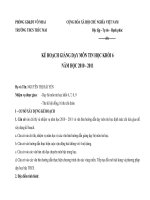 Bài giảng ke hoạch giảng dạy tin 6