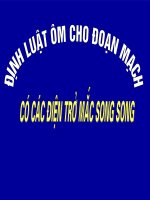 Bai 5 Dinh luat Om cho doan mach co dien tro mac song song
