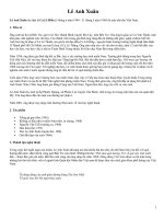 Gián án Tác giả Lê Anh Xuân