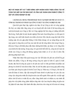 MỘT SỐ NHẬN XÉT VÀ Ý KIẾN ĐÓNG GÓP NHẰM HOÀN THIỆN CÔNG TÁC KẾ TOÁN TẬP HỢP CHI PHÍ SẢN XUẤT VÀ TÍNH GIÁ THÀNH SẢN PHẨM Ở CÔNG TY DỆT VẢI CÔNG NGHIỆP HÀ NỘI