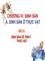 Bài 41. Sinh sản và phát triển ở thực vật