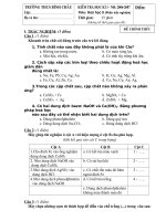 Suu tap De thi HKI co Dap an