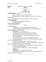 Bài giảng GA lớp 1 tuần 12 - Song