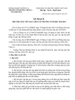 Gián án KẾ HOẠCH THI GIÁO VIÊN GIỎI MƯỜNG CHÙM A