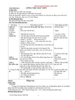 Bài giảng GA Lớp 5 Tuần 31