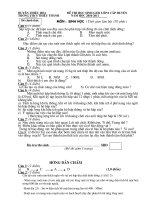 Gián án de thi hsg sinh 8 cap cum