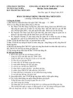 Bài soạn báo cáo sơ ban thanh tra nhân dân HKI năm học 2010-2011
