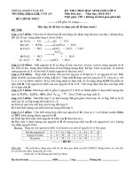 Đề thi HSG Hóa 8 (2010-2011)