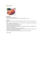 Đùi gà rán vị gừng