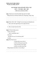 đề thi hsg lớp 2