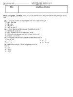 ĐỀ KIỂM TRAHOCJ KÌ I- LÍ 6 (HAY)